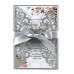 Holiday Greeting Card  Marriage Invitation With Ribbon Bow Laser Cut Paper
